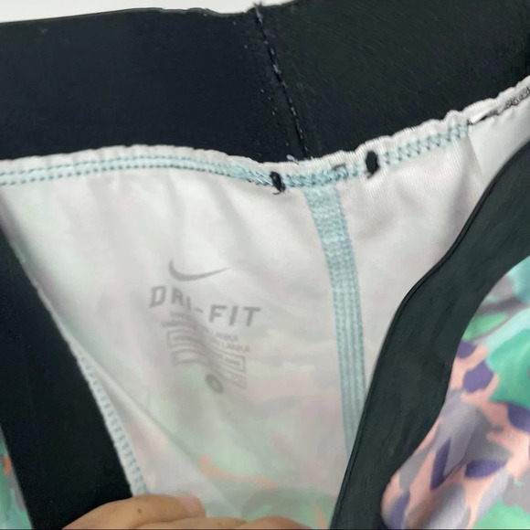 NIKE PRO Dri fit FLORAL running leggings small S - Picture 6 of 7